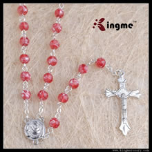 Glass beads rosary